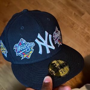Navy blue Yankees hat
